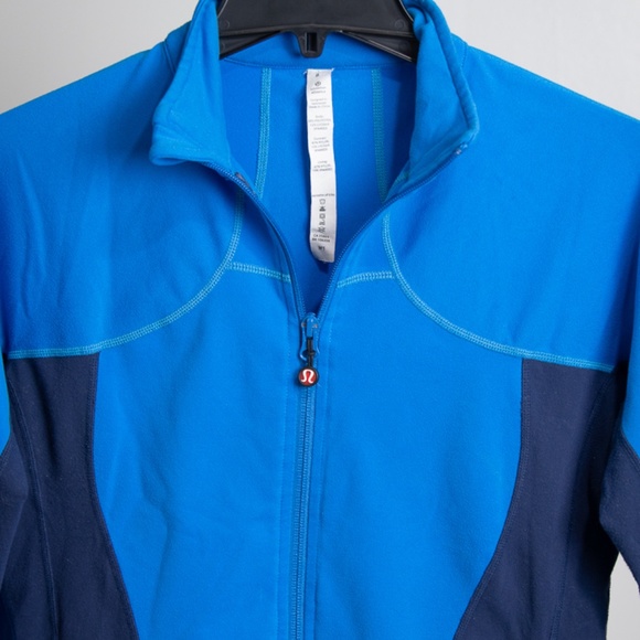 Ladies Small Lululemon Blue Zip Up Jacket - Picture 2 of 5
